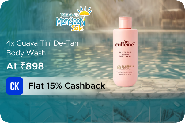 mCaffeine: Buy 4 X Guava Tini De-Tan Body Wash - 300
